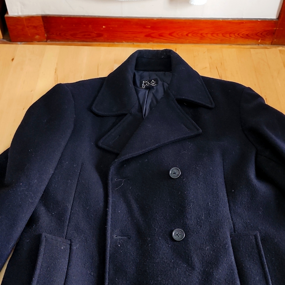 Jos A Banks XXL Navy Blue Pea coat